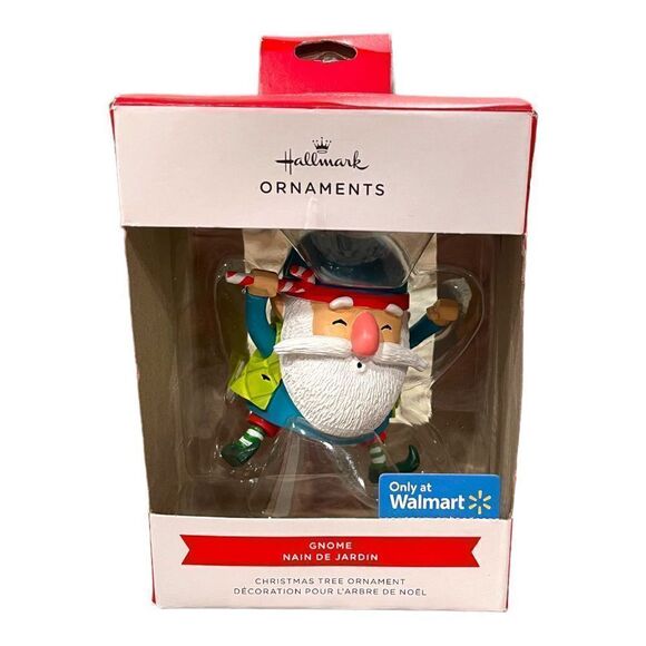 HALLMARK Gnome Christmas Ornament Walmart Exclusive 2021 New - Picture 5 of 11